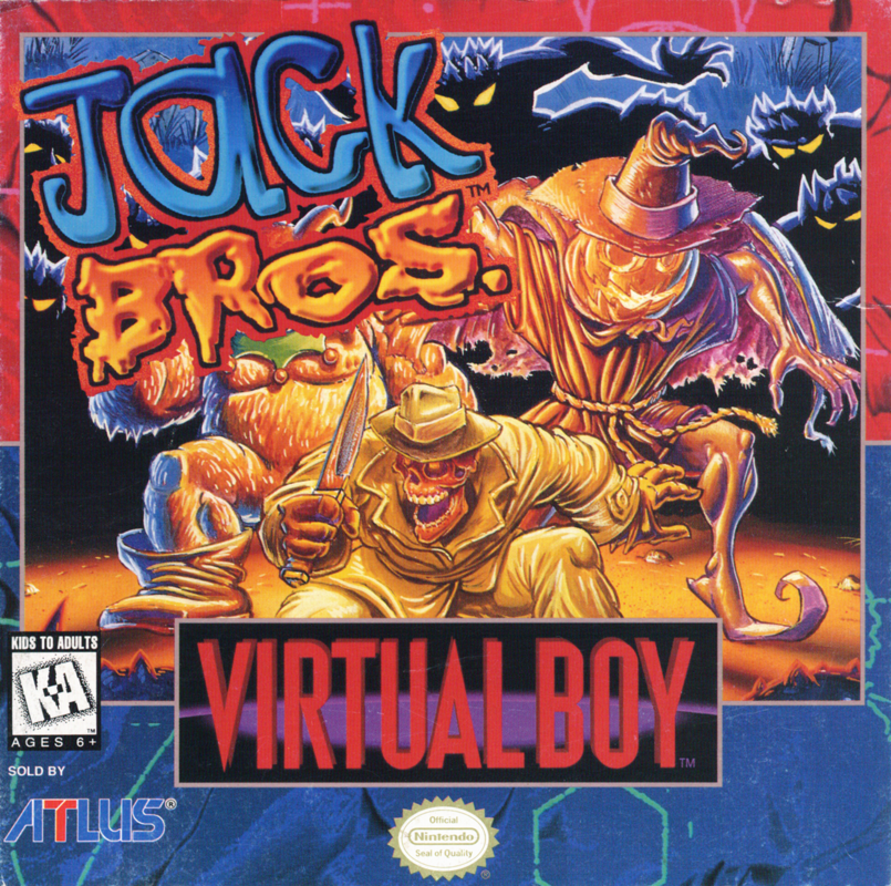 Jack Bros. box art for Virtual Boy